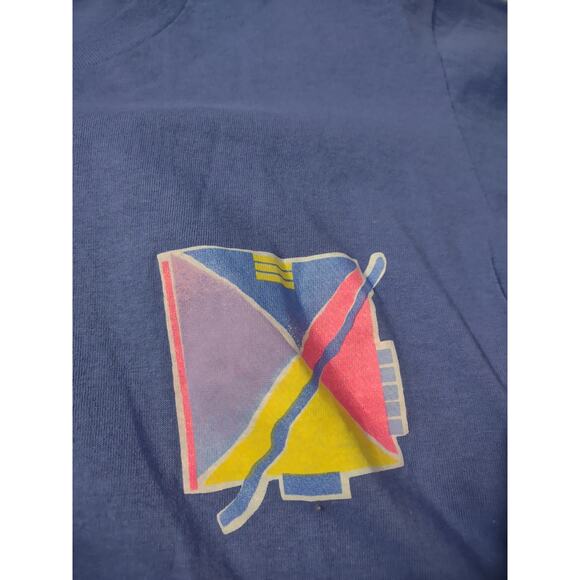 Vintage 90s Nike Swoosh Art Funky Single Stitch Colorful Casual Streetwear - Picture 3 of 7